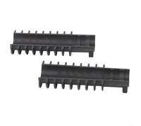 Hosrivae Seatpost Internal Battery Mount for Di2 - TPE Friction-Grip Mount with 9-Blade Design, Fits 27.2mm & 31.6mm Seatposts (2-Pack, Black)(LARGE)