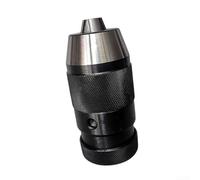 Hosrivae Self-Tightening Drill Chuck B10 B12 B16 B18 B22 Taper Lathe CNC Machine, Keyless Light Duty Drilling Tool with High Gripping Milling and Bench Drill, Black Finish Steel(B10)