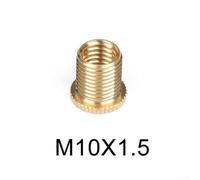 Hosrivae Shift Knob Thread Adapter Kit with Nut Insert for M10x1.25, M10x1.5, M8x1.25-3pcs Aluminum Alloy Gear Shift Knob Accessories Compatible with Ma(M10X1.5)