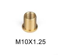 Hosrivae Shift Knob Thread Adapter Kit with Nut Insert for M10x1.25, M10x1.5, M8x1.25-3pcs Aluminum Alloy Gear Shift Knob Accessories Compatible with Ma(M10X1.25)