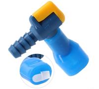 Hosrivae Silicone Hydration Pack Bite Valve Replacement with On/Off Switch - 9mm Connector for Most Water Bladder Tubes, Travel-Friendly Leak-Proof Mouthp(B 90 DEGREE)