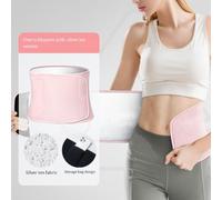 Hosrivae Silver Ion Neoprene Waist Trainer Belt for Weight Loss & Core Workouts - Adjustable Thermal Sweat Belt with Breathable Mesh Panels, Unisex Fit(PINK)