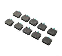 Hosrivae Single Block Screw Clamp Terminal, Silver Alloy Conductive Material, 30×29mm Black Plastic Housing, for Electrical Switches & Home Improvement(ZBE-101)