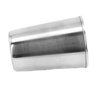 Hosrivae Stainless Steel Drinking Cup with Wide Base and Polished Finish 30 or 70 or 180 or 320 Ml Single Wall Metal Mug for Coffee Beer Cola(180ml)
