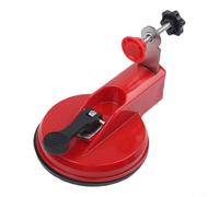 Hosrivae Suction Cup Tile Leveler Wall Tiling, Corner Marble Joint Fixing Tool with Tilt Bracket, Fastening Splicer Home Renovation DIY, Red 120mm(A)