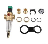 Hosrivae System Pressure Control Valve With Integrated Backwash Filter And Front-Mounted Analog Gauge DN15 DN20 DN25(DN25)