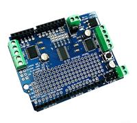 Hosrivae TB6612 Motor Driver Shield For Arduino, I2C Stepper And DC Motor Controller Module With 1.2A Current, Stackable Design For Robotics Projects