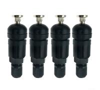 Hosrivae TPMS Tire Pressure Sensor Valve Stem Repair Kit Compatible with 5 Front Left Rear Right Construction Direct Fit Replacement Pack of 4 Black