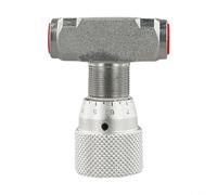 Hosrivae Two-Way Hydraulic Control Valve, Carbon Steel Bidirectional Throttle Regulation, 5800 PSI, 46 GPM, STB-G1/4 G3/8 Female Thread(STB G1/4)