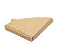 Hosrivae Unbleached Brown Coffee Filter Papers Size 4, 40 Pack Natural Wood Pulp Replacement 101 Cup & Coffee Makers, 1-4 Cups Capacity