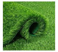 Hosrivae UV Resistant Artificial Grass Turf with Drainage System, 2.5cm-4.0cm Thick Synthetic Lawn for Outdoor Garden and Patio, Pet Safe Fake Grass Mat(2.5 Cents 50x60cm)