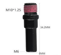 Hosrivae V-Brake Pivot Mount Screw Set for Cantilever Brakes - M10×1.25 Steel Frame Bolt, 32.4 mm Length, Anti-Loose Coated, 2-Piece Pack