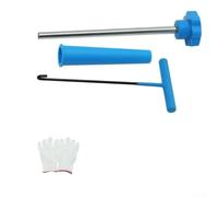 Hosrivae Valve Installation Tool Set for Tire Repair: Valve Stem Gadget Mouth Tool Upper Puller Gloves Tool Assist - Metal Plus Plastic Automotive Hand Hook Set for Diy and Professional Mechanics