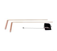 Hosrivae Water Mineral Copper Rods Telescopic 99.9 Divining Rods Having Energy Pendulum Kit for Copper Detection Dowsing Healing