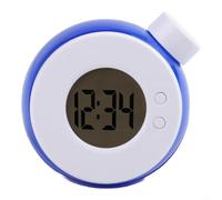 Hosrivae Water Powered Silent Clock Digital Date Display(blue)