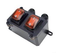 Hosrivae Waterproof Electrical Enclosure Junction Box IP65 30A 220V Rated For Outdoor Wiring Applications With For 4-8mm And 7-12mm Support(7-12MM)