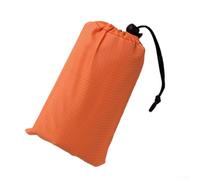 Hosrivae Waterproof Folding Beach Mat 1.4 x 2 m Lightweight Portable Pocket Blanket for Beach, Picnic, Camping & Outdoor Activities - 210T Polyester, 200g(ORANGE)