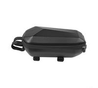 Hosrivae Waterproof Scooter Handlebar Bag for Electric Scooters & Folding Bikes - Hard Shell EVA+PU Frame Pannier, 24x13x10 cm, 180°, Double-Zip Organizer(4L)