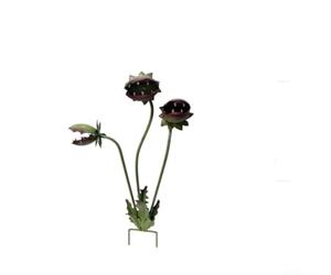Hosrivae Whimsical Venus Flytrap Garden, Resistant Carnivorous Plant Decor Outdoor Patio Lawn Flower Bed, Unique Handcrafted Yard Art Ornament Idea Home Gardening Enthusiasts(17cm)