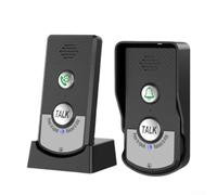 Hosrivae Wireless Doorbell, Two-Way Home Intercom With 1000M Long Range And Waterproof Outdoor Receiver, 2000MAh For Villas Flats And Offices(black)