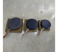 Hosrivae With Wooden - Including Induction - 24 Cm All Handle Stone Non-stick Having Heat Distribution Compatible Cast Aluminium Cooktops Skillet Pan Even Adapted (9.45 in)