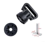 Hosrivae YakAttack GearTrac-Compatible Slide Track For Ring with Mighty Bolt Mount - Marine-Grade Nylon Lifting For Ring for 1" & 1.5" Flat Webbing, Black (41