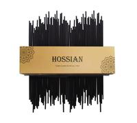 HOSSIAN 50pcs Diffuser Sticks - Fragrance Refill Black Fibre Reed Thick Diffuser Sticks for Diffuser Oils (7.5/19cm)
