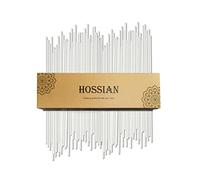HOSSIAN Reed Diffuser Sticks- White Fiber Diffuser Sticks-Fiber Reed Diffuser Replacement Refill Sticks(50pcs,7.5" x 3.5mm)