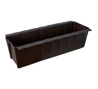 Hossi's Wholesale 10 x Pallet Planters with Watering Insert, 37.3 cm, Brown, Insert for Euro Pallets, Weatherproof Planter, Flower Box, Sturdy, Plastic, Made in Germany