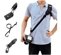 Hossom Camera Shoulder Strap, Camera Strap with Screw Mount, Quick Release, Safety Tether, Camera Neck Strap, Camera Strap for DSLR SLR Camera