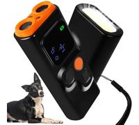 HOSSOM Ultrasound Anti-Bark Device - 2 Modes & Strobe Flashlight, Range 9 Metres with Integrated Screen, Effective for Indoor/Outdoor Training