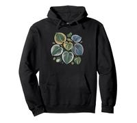 Hosta Patch Shade Garden Life Illustration Art Vintage Pullover Hoodie