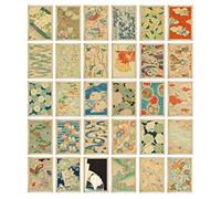 HOSTEESSCHOICE Vintage Art Postcards set of 30 Post card of Japanese Artist Korin Furuya Art Sea variety pack Famous Painting Scenery,4 x 6 Inches