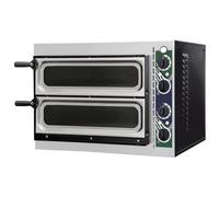 Hostek Nevo 2/40 Italian Double Deck Pizza Oven - 2 x 14 Pizzas 1 Phase