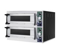 Hostek Nevo 44M Commercial Italian Twin Deck Pizza Oven 8 x 13 Pizzas 3 Phase