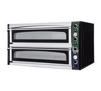 Hostek Optima 99 WIDE Superior Extra Large Twin Deck Pizza Oven Capacity 18 x 14 Pizza. Up To 450C. Electric Single Phas