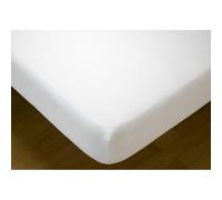 Hosteline Monaco Plain White Fitted Sheet