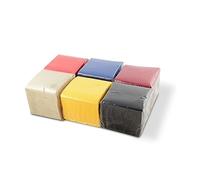 Hostelnovo Pack of 600 Paper Napkins - Yellow, Red, Navy Blue, Bordeaux, Black and Natural - Special Cocktail - 10 x 10 cm