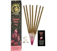 HOSTENATURA Incense Rose Quartz Hari Darshan Tribal Soul Crystal Magic - 1 Box of 15 g Organic Incense with Minerals