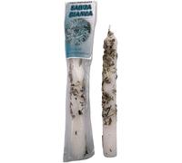 HOSTENATURA | Prepared Candle Ritualized White Sage 18 cm | Esoteric Candle for Energy Cleaning | Elimination of Negative Vibrations