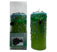 HOSTENATURA Velon Azabache Talisman - Esoteric Candle with Special Amulet 14 x 6 cm - Prevents the Evil Eye, Envy, Jealousy and Protection
