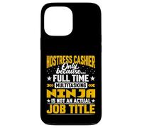 Hostess Cashier Job Title - Funny Hostess Accountant Case for iPhone 13 Pro Max