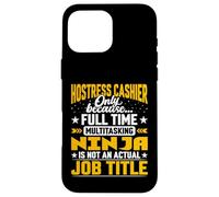 Hostess Cashier Job Title - Funny Hostess Accountant Case for iPhone 16 Pro Max