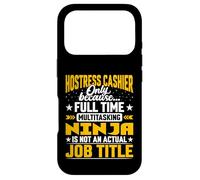 Hostess Cashier Job Title - Funny Hostess Accountant Case for iPhone 17 Pro