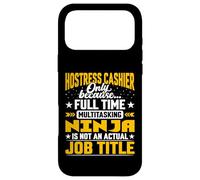 Hostess Cashier Job Title - Funny Hostess Accountant Case for iPhone 17 Pro Max