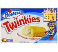 Hostess Twinkies Golden Sponge Cake with Creamy Filling, 10 x 38.5g