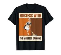 Hostess with The Mostest Opinions Retro Maid Value Graphic T-Shirt