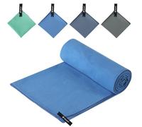 Hosuni Small Microfibre Gym Towel for Active Sports (60x30cm), Quick Dry Beach Towel, Super Absorbent & Ultra Compact Microfibre Travel Towel for Cardio, Cycling, Strength Training, Running