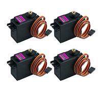 Hosyond 4Pack MG996R 55g Digital Servo Metal Gear Torque Servo Motor for RC Helicopter Car Boat Robot