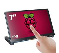 Hosyond 7 Inch Touchscreen IPS DSI Display Compatible with Raspberry Pi 5/4/3, 800x480 Pixel Capacitive Screen MIPI Driver-Free Interface